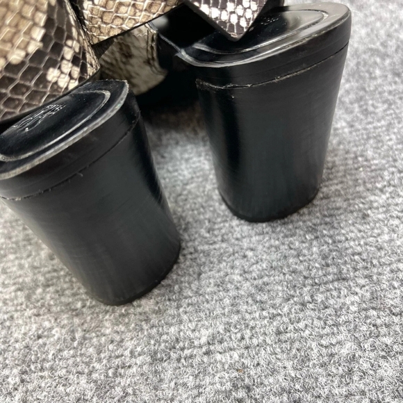 Franco Sarto Women's Walter High Heel Mule, Natural Snake Leather, 9M - Picture 7 of 8